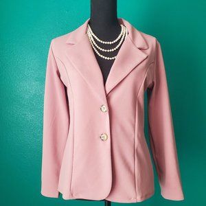 DOUBLJU Dusty Rose Blazer
